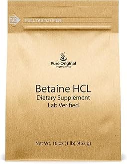 PURE ORIGINAL INGREDIENTS Betaine HCL