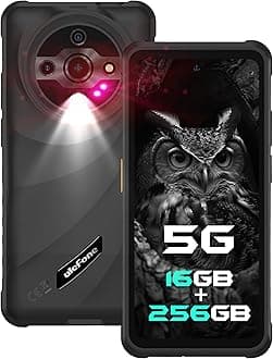 Armor X31 Pro 5G Rugged Phone, MTK Dimensity 6300 5G, 16GB+256GB, Android 14, 6.56” 120Hz, 64MP Main Cam., 25MP Night Vision Cam., 6050mAh, NFC/IR Blaster/GPS - Black