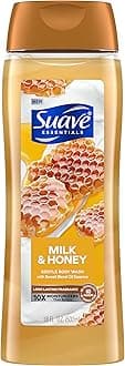 Suave Essentials Milk & Honey Splash Gentle Body Wash, 18 oz