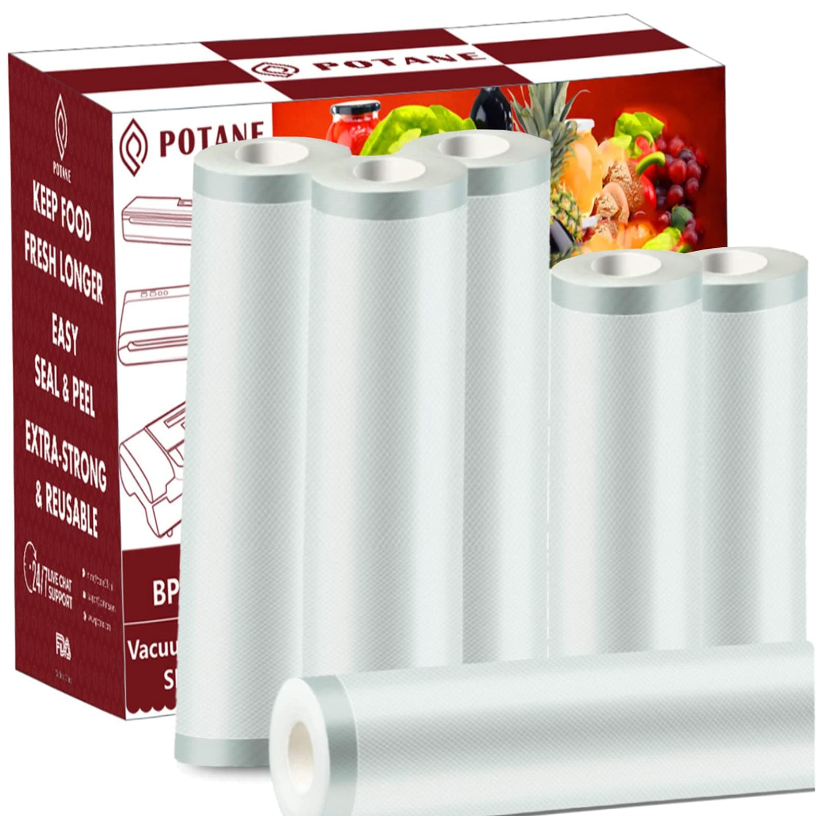 Potane 6 Pack bags rolls