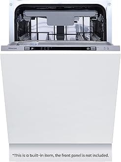 HV523E15UK 10 Places Slimline Fully Integrated Dishwasher White with 30 Minutes Quick Wash [Energy Class E]