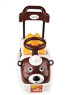 Toyzone Rider Car| Ride-on Baby Car |Toy Car|Push Car | Swing Car |Kids Power Wheel Ride on Car for Children/Kids |Toy Baby Car Suitable for Boys & Girls Multicolor (Bear Rider)