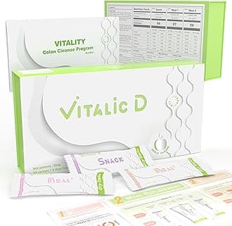 Vitalic D, 3-Day Cleanse Program & Gut Health Support | Plant-Based Detox Powder Drink for Digestive Reset, Light Feeling & Daily Wellness | Apple Flavor