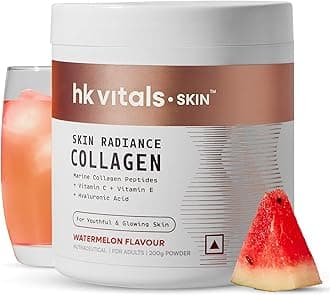 Skin Radiance Marine Collagen Supplement (Watermelon, 200g) |Vitamin C, E, Sodium Hyaluronate | For Healthy Skin, Hair & Nails