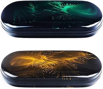 Vemiss Hard Shell Eyeglass Cases, Lightweight Portable Glasses Case for Women Men