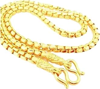 Chain 22k 23k 24k Thai Baht Gold Gp Necklace 24" 50 Grams Jewelry