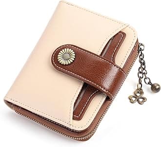 Sendefn Women's Bi-fold Wallet, Genuine Leather, Popular, Stylish, Soft to the Touch, Genuine Product (Coin Purse Included) RFID & Magnetic Skimming Protection