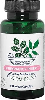 Vitanica Pregnancy Prep, Reproductive System Support, Vegan/Vegetarian, 60 Capsules