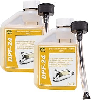 HYDRA DPF-24 DPF Cleaner - 2x250ml treats up to 120L. DPF Filter Cleaning Diesel Particulate Filter Cleaner with DPF Cleaner Fluid for Reduced DPF Cleaner Cost Easy To Use Fuel Additive.