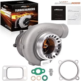 GT35 GT3582 Turbo Turbocharger for 4/6 cylinder 2.5L-6.0L Engines, for Honda Accord BMW 325i, with Dual Ceramic Ball Bearing, Billet Compressor Wheel, Sport SD Series