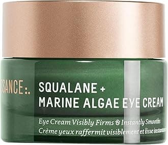 Squalane + Marine Algae Eye Cream. Rich Anti-Aging Face Cream Lifts, Firms and Smooths Fine Lines and Wrinkles (0.5 ounces)