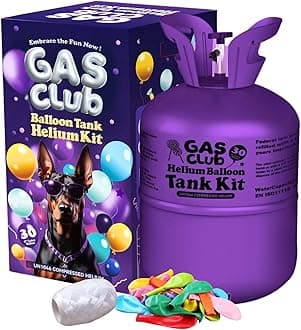 7L Helium Tank for Balloons At Home Up To 30 Latex Balloons Helium Balloon tank