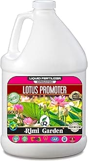 Rimi Garden® Lotus Promoter Liquid Organic Fertilizer for overall growth and flowering of Lotus and water lily plants. (250 ml)