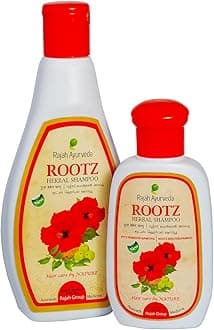 Rajah Ayurveda ROOTZ Shampoo 100ml and 200ml combo – |Royal Ayurvedic Treatment for your Hair with Goodness of Hibiscus, Brahmi, Neem and Shirakakai| Paraben Free|