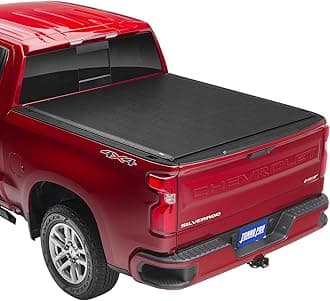 Tonno Pro Lo Roll, Soft Roll-up Truck Bed Tonneau Cover | LR-1085 | Fits 2015 - 2022 Chevy/GMC Colorado/Canyon 5' 2" Bed (61.7")