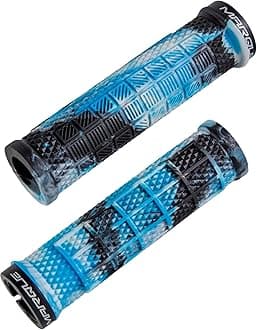 MARQUE Grapple Mountain Bike Handlebar Grips – Single Lock-On Ring MTB and BMX Bicycle Handle Bar with Non-Slip Grip