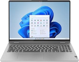 IdeaPad Flex 5 - (2023) - Everyday Notebook - 2-in-1 Laptop - Windows 11-16" WUXGA Touchscreen - 16GB Memory - 512GB Storage - AMD Ryzen 7 7730U - Fingerprint Reader - Arctic Grey