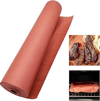 Butcher Paper for Smoking Meat Pink Butcher Paper Roll Unwaxed 12 Inch x 100 Feet, BBQ Peach Wrapping Paper for Smoking Meat, Brisket, Crawfish Boil, or Table Runner
