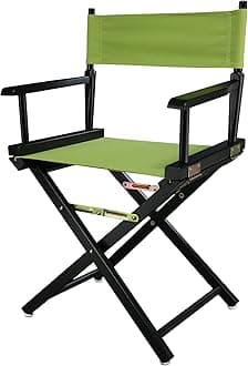 Casual Home 200-02/021-72 Director Chair 18" - Classic Height BlackFrame/Lime Green Canvas