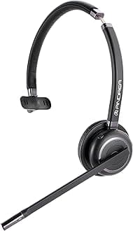 Andrea Communications C1-1030600-1 Wnc-2100 Wireless Noise-Canceling Bluetooth Mono Headset,Black