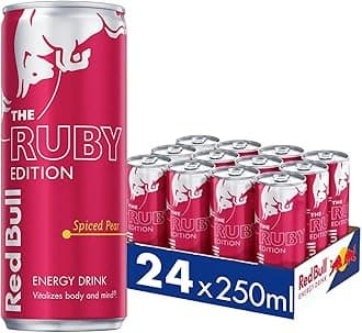 The Ruby Edition Spiced Pear Energy Drink 24 x 250 ml