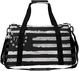 Betsy Ross American Flag 1776 Personal Item Bag Travel Duffel Bag Sports Tote Gym Bag Luggage Duffle for Women Men