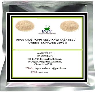 KHUS KHUS-POPPY SEED-KASA KASA SEED POWDER - SKIN CARE 250 GM