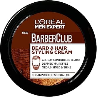 L’Oréal Paris Men Expert Barber Club Beard and Hair Styling Cream, 75 ml