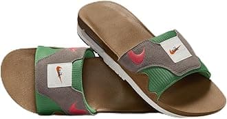 Nike Air Max 1 Men's Slides (FJ4007-200, Ale Brown/Olive Grey/Sail/Coral) Size 7