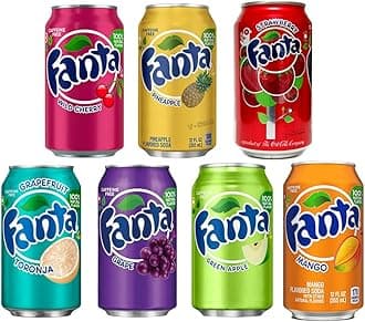 FANTA Naturally Flavored American Soft SODA Drink 355ml x 2 CANS