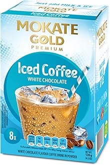 Mokate Gold Premium ICED Coffee Drink White Chocolate 15g*8