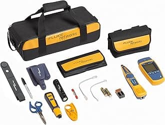 Fluke Networks MS2-TTK MicroScanner2 Network Cable Tester Kit with Punch Down Tool and Tone Generator and Probe, Black