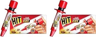 HIT Anti Roach Gel - Cockroach Killer (20g) | Kitchen Safe | Odourless | Fast and Convenient, Pack of 2