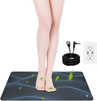 Grounding Mat Kit 35.4 x 23.6 Inches, Grounding Mat for Sleep, Energy, Pain Relief, Inflammation, Balance, Wellness.