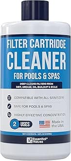 Spa Filter Cleaner (32oz, 2 Uses), Pool Filter Cleaner | Made in USA - Hot Tub Cleaner, Excellent Cleaning Solution for Both Pool Filters & Spa Filters