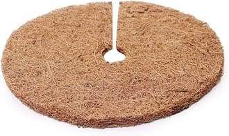 COCO & COIR Mulch Mats | 15cm / 6 inches | 10 pack | Strawberry Mats and Plant Protection Indoor and Outdoor