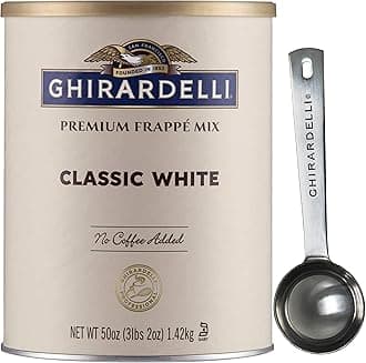 Ghirardelli - Classic White Premium Frappé 3.12lbs with Ghirardelli Stamped Barista Spoon
