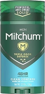 Men Stick Solid Antiperspirant Deodorant, for Men, 2.7oz., 76 g