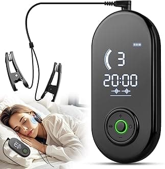 LISS Vagus Nerve Stimulation, Relaxation Device for Adults, Ear Clip Device for Stress Relief, Improve Deep Sleep, Vagus Nerve Stimulation Device