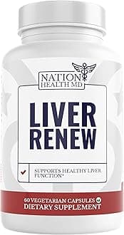 - Liver Renew - Liver Cleanse Detox & Repair - Liver Support Supplement with Artichoke Extract, Milk Thisle, Dandelion and Turmeric (1 Bottle)