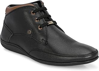 - Leather Boots for Men | Genuine Leather | Comfortable & Stylish | Ideal for Office, Casual, Travel & Daily Commute – G-549