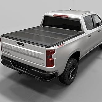 Toptiny Low Profile Hard Folding Truck Bed Tonneau Cover Fits 2019-2026 Chevy/GMC Silverado/Sierra 1500 5'8" Bed (69.6")