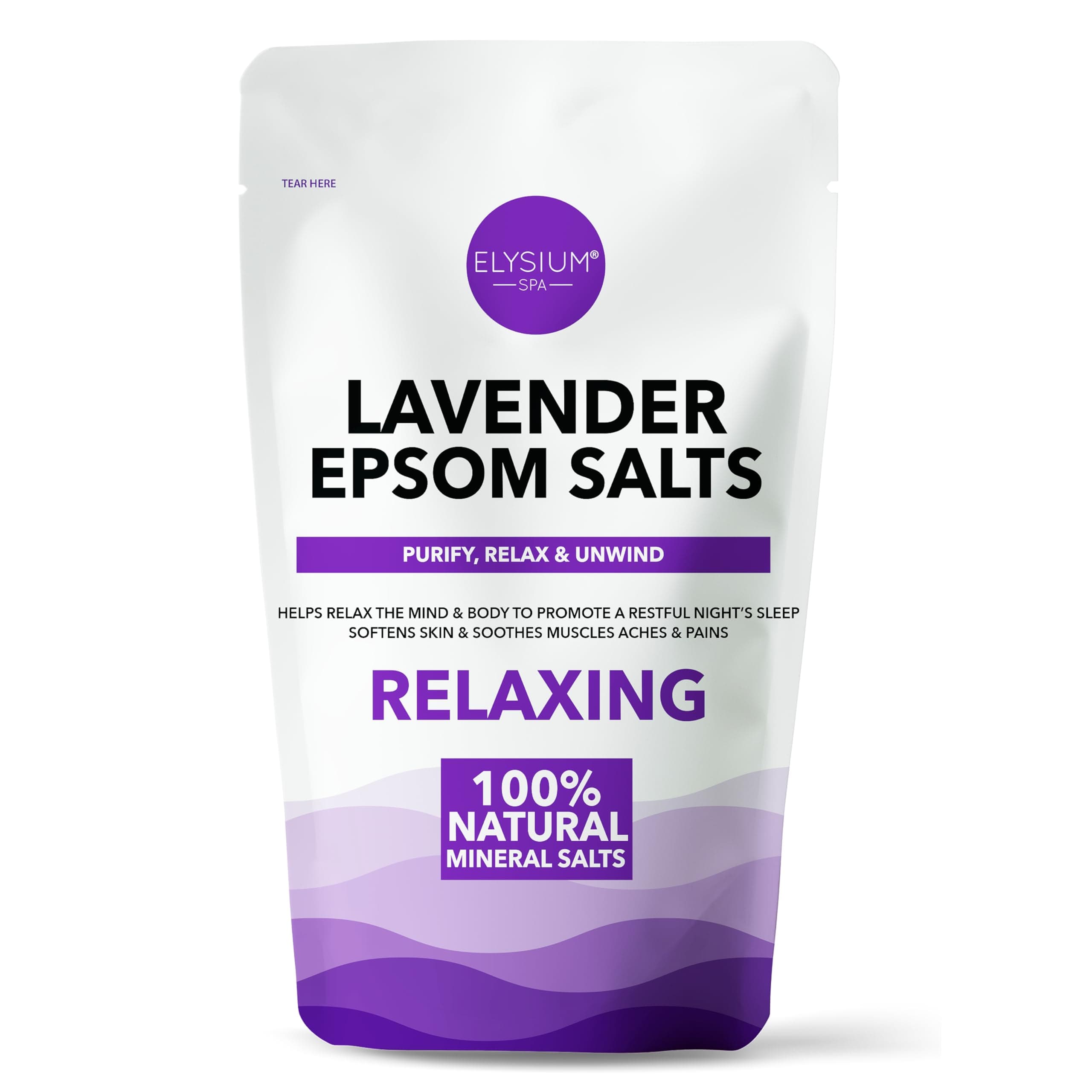 ELYSIUM Spa Epsom Salts Lavender, 450 g