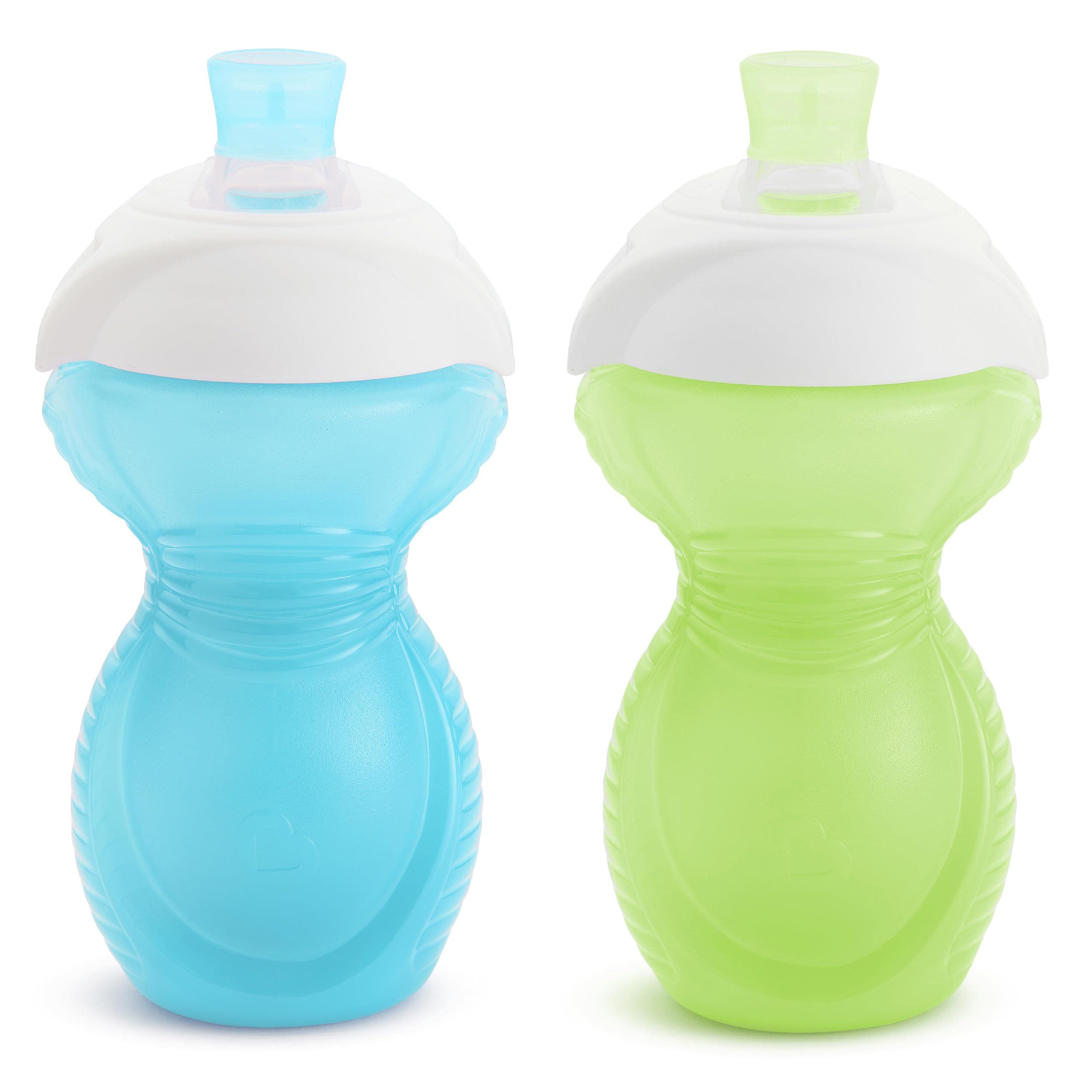 Munchkin Click Lock Bite Proof Sippy Cup, Blue/Green, 9 Ounce, 2 Count
