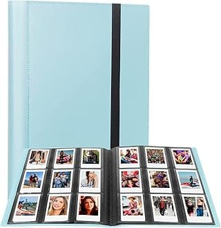 432 Pockets Photo Album for Fujifilm Instax Mini Camera, Polaroid Mini Camera, for Fujifilm Instax 12 11 9 40 99 90 8 7 Evo LiPlay Instant Cameras, 2x3 Inch instax Mini Photo Album (Blue)