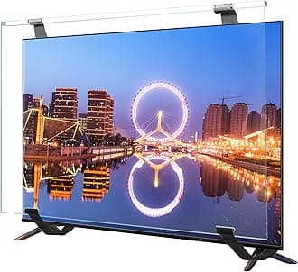 Fohil 32 Inch TV Screen Protector, HD Clear Acrylic Protective TV Display Protector, Screen Protector for Single-point Support TV/Dual-point Support TV/Wall-mounted TV/Computer Monitor