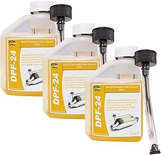 HYDRA DPF-24 DPF Cleaner - 3x250ml treats up to 180L. DPF Filter Cleaning Diesel Particulate Filter Cleaner with DPF Cleaner Fluid for Reduced DPF Cleaner Cost Easy To Use Fuel Additive.