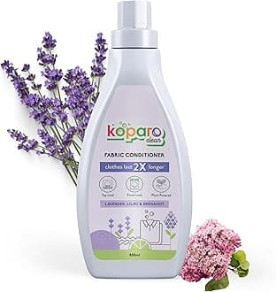 Natural Fabric Conditioner & Softener | 850ml | Lavender Fragrance | Organic, Eco Friendly & Non Toxic | Top Load & Front Load | Protects Shine & Safe for Baby Clothes