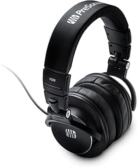 HD9 Professional Monitoring Headphones — High-Power Handling, Closed-Back, Circumaural Acoustic Design Studio Recording Headphones for Professional Mixing and Monitoring