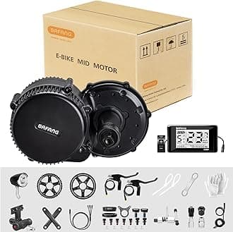 BAFANG 36V/48V 250W/500W/750W/1000W UART Version Mid Drive Kits, BBS01B BBS02B BBSHD for 68mm Bottom Bracket(No Other Accessories, Such as displays, cranksets, Brake levers, or Throttle Grips.)